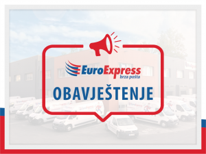 Obavještenje o izmjeni usluge EuroExpress